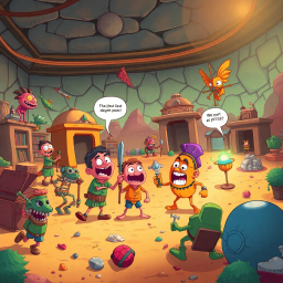 Relic Rumble: Whose Is It Anyway? - Text-based game
