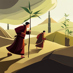 Silk Road Monks - Text-based game