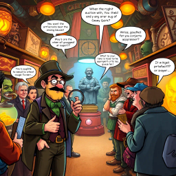 Relic Rumble: Whose Is It Anyway? - Text-based game