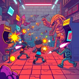 Pixel Peril: Retro Revenge - Text-based game