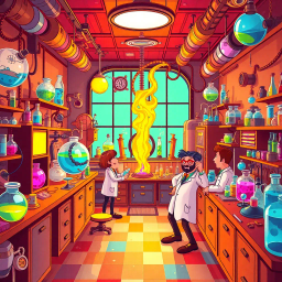 Whose Lab Is It Anyway? - Text-based game