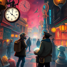 ChronoClash: Whose Time is it Anyway? - Text-based game