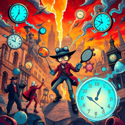 Chronocrack: Whose Time is it Anyway? - Text-based game