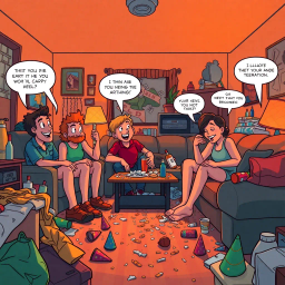 Whose Mess Is This Anyway? - Text-based game
