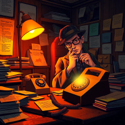 Hello? Who's Calling? - Text-based game