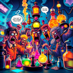 Whose Lab Is It Anyway? - Text-based game