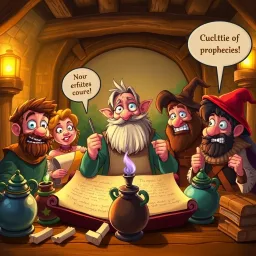 Whose Prophecy is it Anyway? - Text-based game