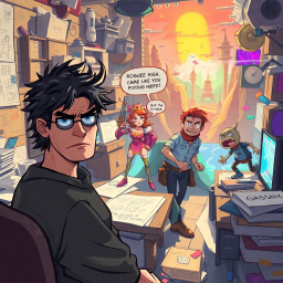 Quest Quagmire: Whose Adventure Is It Anyway? - Text-based game