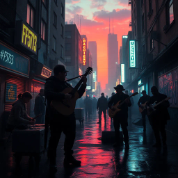 Techno-Bard: The Sound of Rebellion - Text-based game