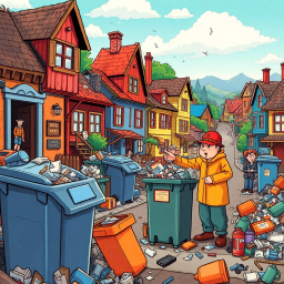 Whose Bin Is It Anyway? - Text-based game