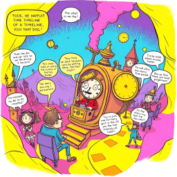 Comedy Time Travel Adventure text games