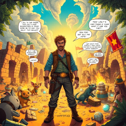 Relic Rumble: Whose Is It Anyway? - Text-based game