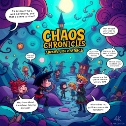 Chaos Chronicles: Whose Adventure Is It Anyway? - Text-based game