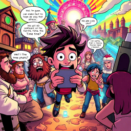 ChronoChums: Whose Hello Is It Anyway? - Text-based game