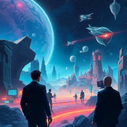 Galactic Grit: Iridium Ascendancy - Text-based game