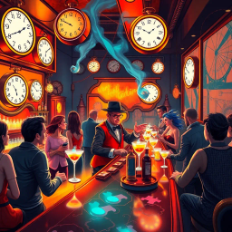 ChronoCocktail: Whose Time is it Anyway? - Text-based game