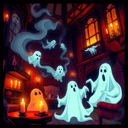 Whose Haunt Is This? - Text-based game