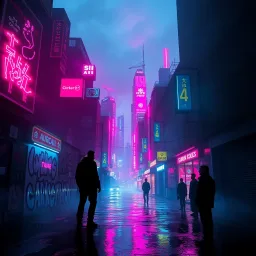 Neon Districts - Text-based game