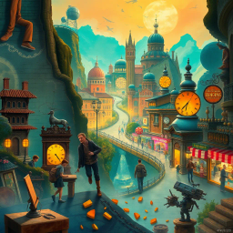 Chrono Caper: Whose Time Is It, Anyway? - Text-based game