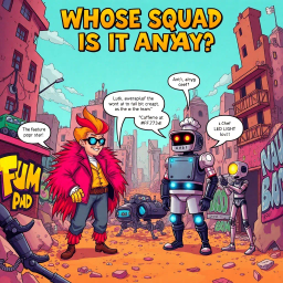 Whose Squad Is It Anyway? - Text-based game