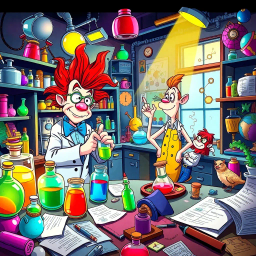 Lab Rascals: Who's the Genius Now? - Text-based game