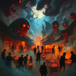 Inferno Bazaar - Text-based game