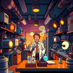 Whose Lab Is It Anyway? - Text-based game