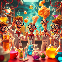 Lab of Laughter - Text-based game