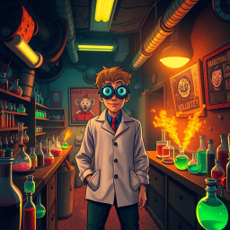 Lab Rascals: Who's the Genius Now? - Text-based game
