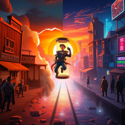 ChronoChase: Whose Time is it Anyway? - Text-based game