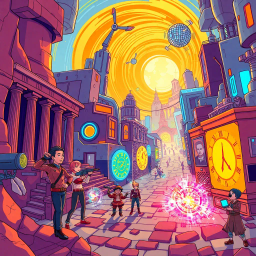 Chrono Cadets: Whose Time Is It Anyway? - Text-based game