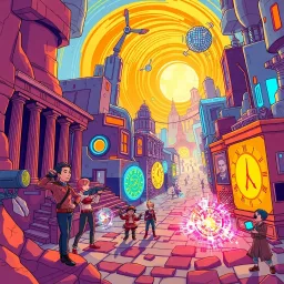Chrono Cadets: Whose Time Is It Anyway? - Text-based game