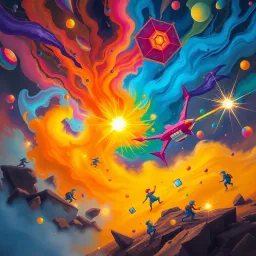 Spectrum Wars: Whose Dimension is it Anyway? - Text-based game