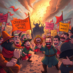 Greetings of War - Text-based game