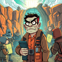 Chronochaos: Whose Time Is It Anyway? - Text-based game