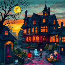 Whose Haunt Is This? - Text-based game