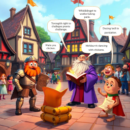 Chronicles of the Clueless: Whose Quest is it Anyway? - Text-based game