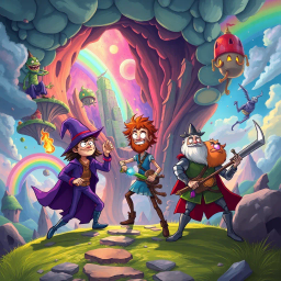 Chronicles of the Clueless: Whose Quest Is It Anyway? - Text-based game