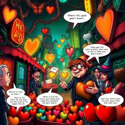 Whose Heart Is It, Anyway? - Text-based game