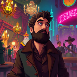 Chrono Chums: Who's There? - Text-based game