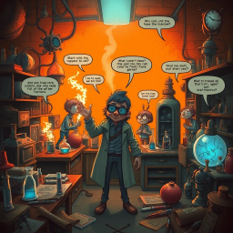 Whose Lab Is It Anyway? - Text-based game