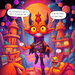 Space Opera / Comedy text games