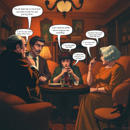 Mystery / Social Drama text games