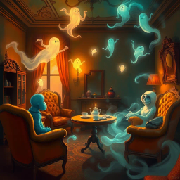 Ghostly Negotiations - Text-based game
