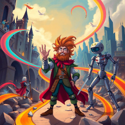 Chrono Chasers: Whose Adventure is It Anyway? - Text-based game