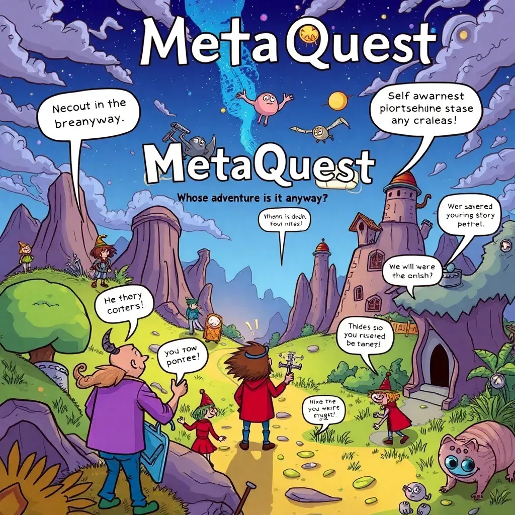 MetaQuest: Whose Adventure Is It Anyway?