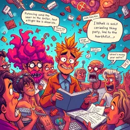 Metamayhem: Whose Adventure is it Anyway? - Text-based game