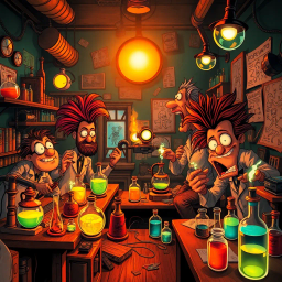 Whose Lab Is It Anyway? - Text-based game