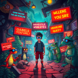 MetaQuest: Whose Adventure is it Anyway? - Text-based game