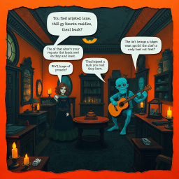 Hello, Whose Ghost Is It Anyway? - Text-based game